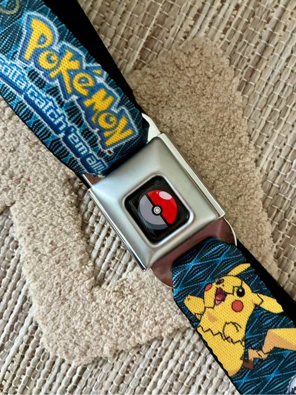 Buckle-Down Poke Ball Pokemon Belt - Picture 2 of 3
